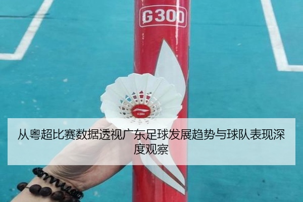 从粤超比赛数据透视广东足球发展趋势与球队表现深度观察